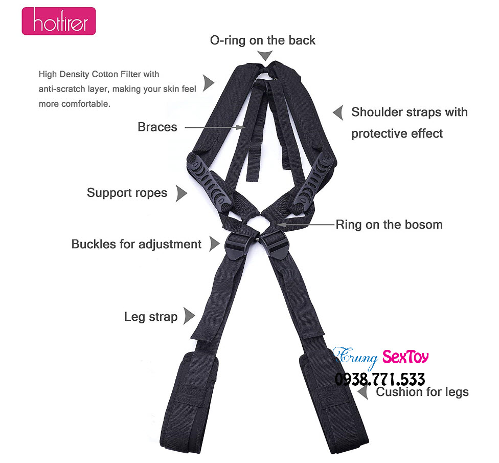 Dây Trói Hỗ Trợ Quan Hệ BDSM Tình Dục Kích Thích Mạnh Lên Đỉnh Cùng Nhau