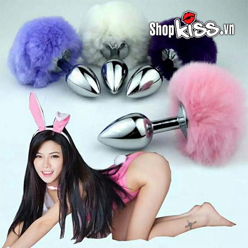Đuôi Thỏ nhỏ xinh kích thích hậu môn hấp dẫn cho người mới