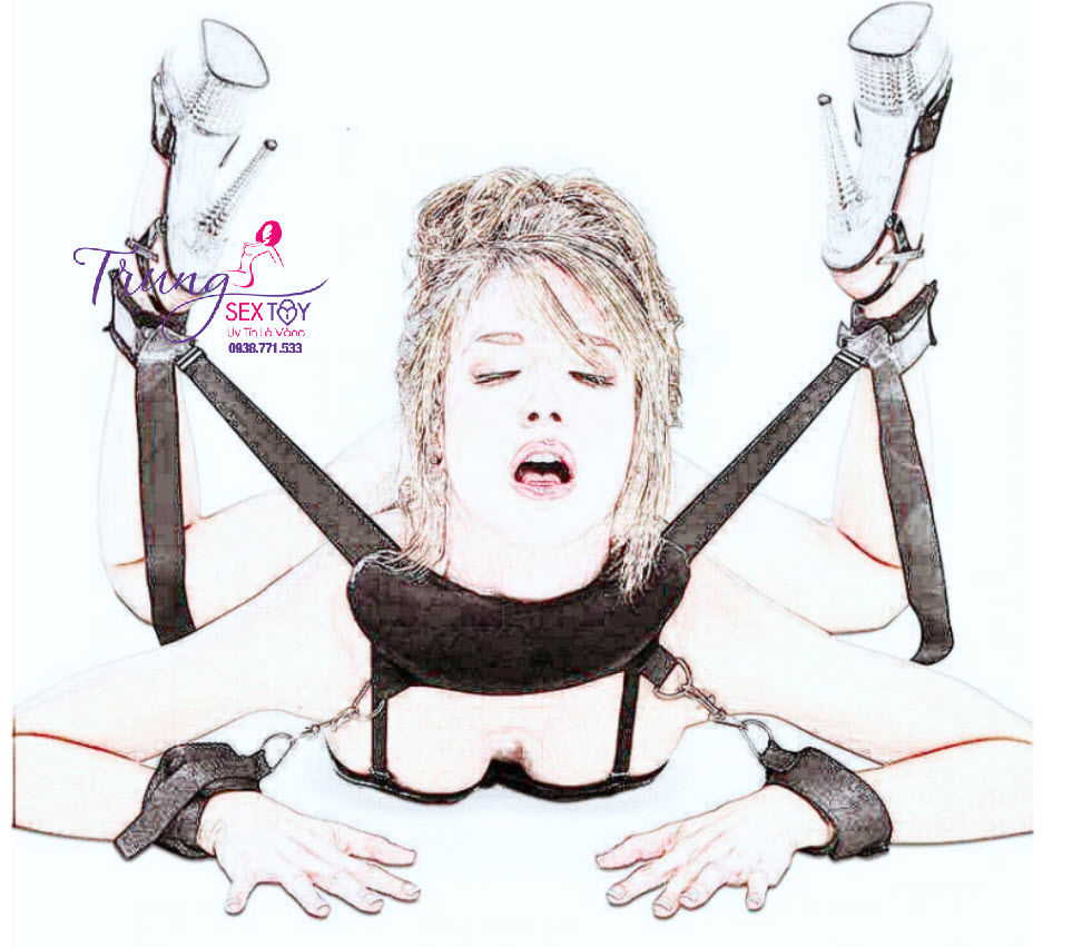 Đồ Chơi BDSM Tư Thế Còng Tay Chân Siêu Kích Thích Khuyến Mãi