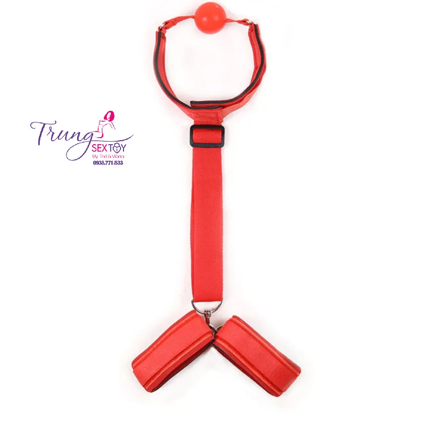 Set Khóa Tay Bịt Miệng Bạo Dâm Siêu Phê Đồ Chơi Kích Thích