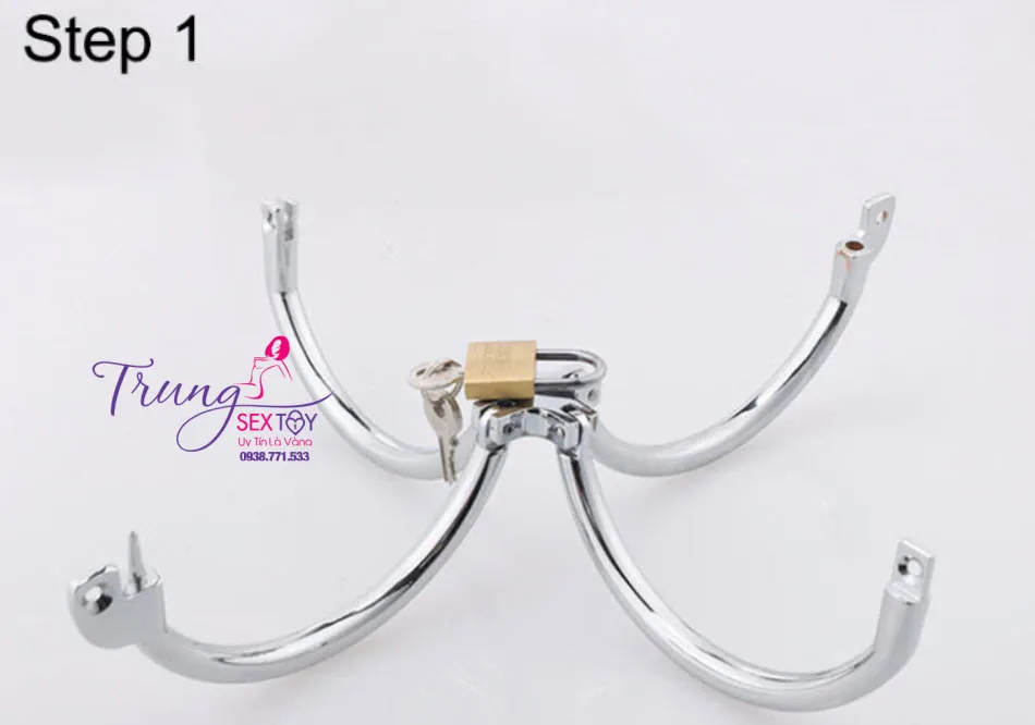 Khóa Tay BDSM Thép Không Gỉ - Đẳng Cấp &amp; Bền Bỉ Cho Cuộc Chơi