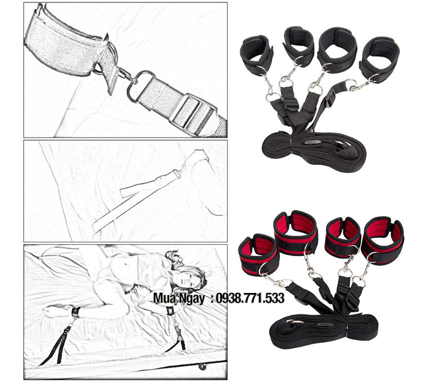 Bộ dụng cụ BDSM cao cấp Khơi gợi đam mê Thỏa mãn bạn tình