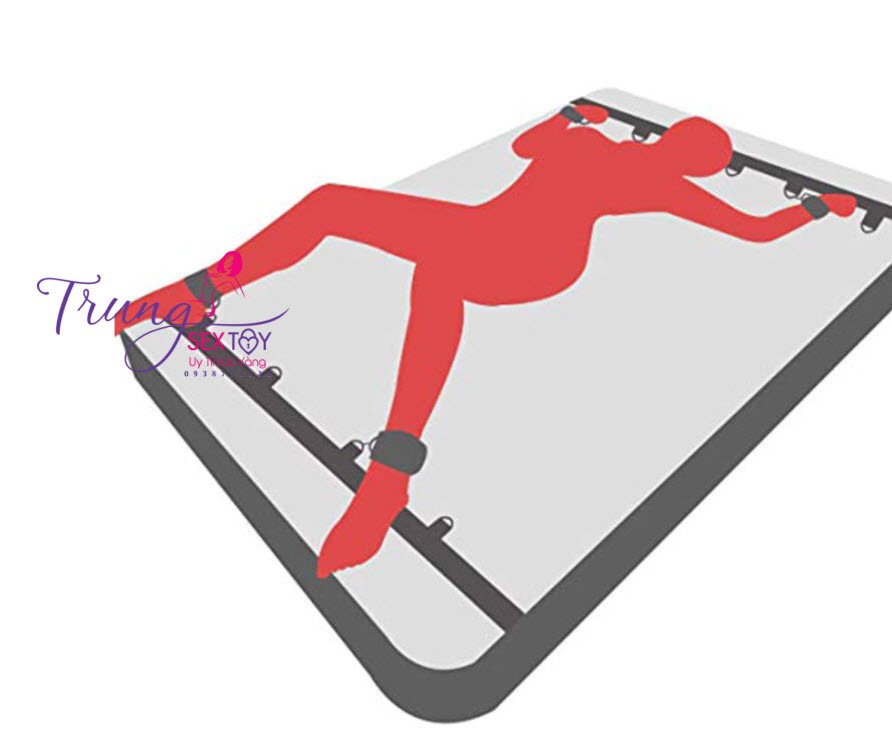 Hệ thống dây trói giường bdsm sáng tạo kích thích cảm xúc yêu thương