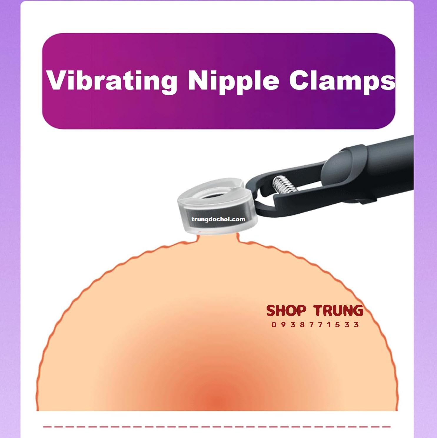 Galaku Kẹp Ti Rung 10 Chế Độ Đồ Chơi Bạo Dâm Kích Thích Mạnh Mẽ