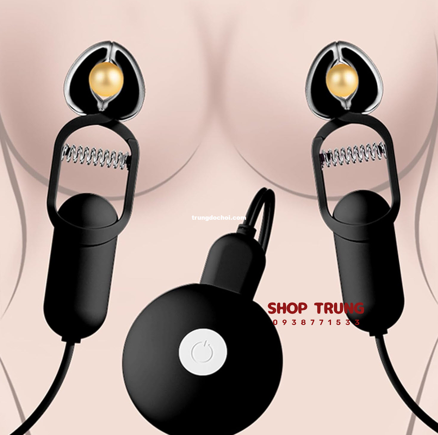 Galaku Kẹp Ti Rung 10 Chế Độ Đồ Chơi Bạo Dâm Kích Thích Mạnh Mẽ