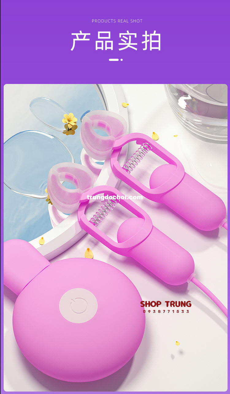 Galaku Kẹp Ti Rung 10 Chế Độ Đồ Chơi Bạo Dâm Kích Thích Mạnh Mẽ