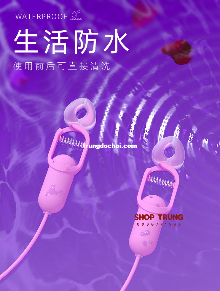 Galaku Kẹp Ti Rung 10 Chế Độ Đồ Chơi Bạo Dâm Kích Thích Mạnh Mẽ