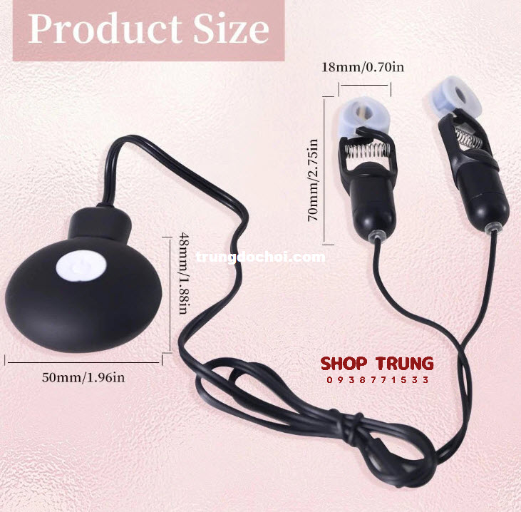 Galaku Kẹp Ti Rung 10 Chế Độ Đồ Chơi Bạo Dâm Kích Thích Mạnh Mẽ