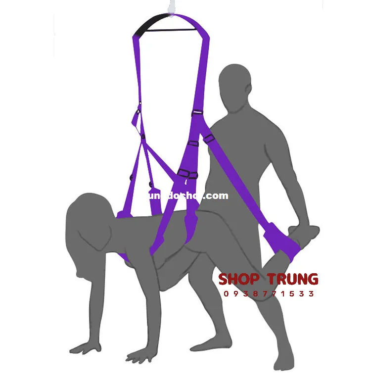 Đai Treo Tư Thế 360 Đồ Chơi BDSM Đen Chắc Bền Siêu Hấp Dẫn