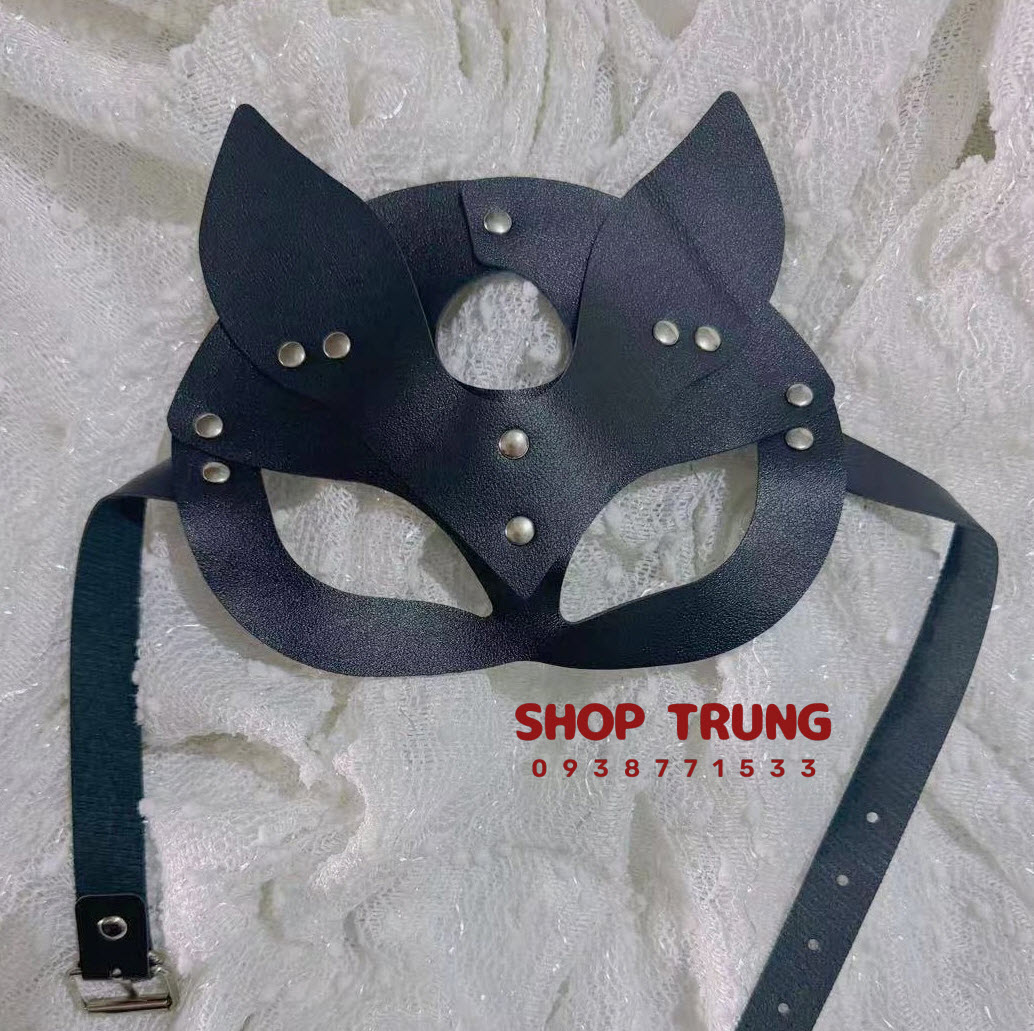 Đồ chơi BDSM mặt nạ tai mèo gợi cảm kích thích đam mê mãnh liệt
