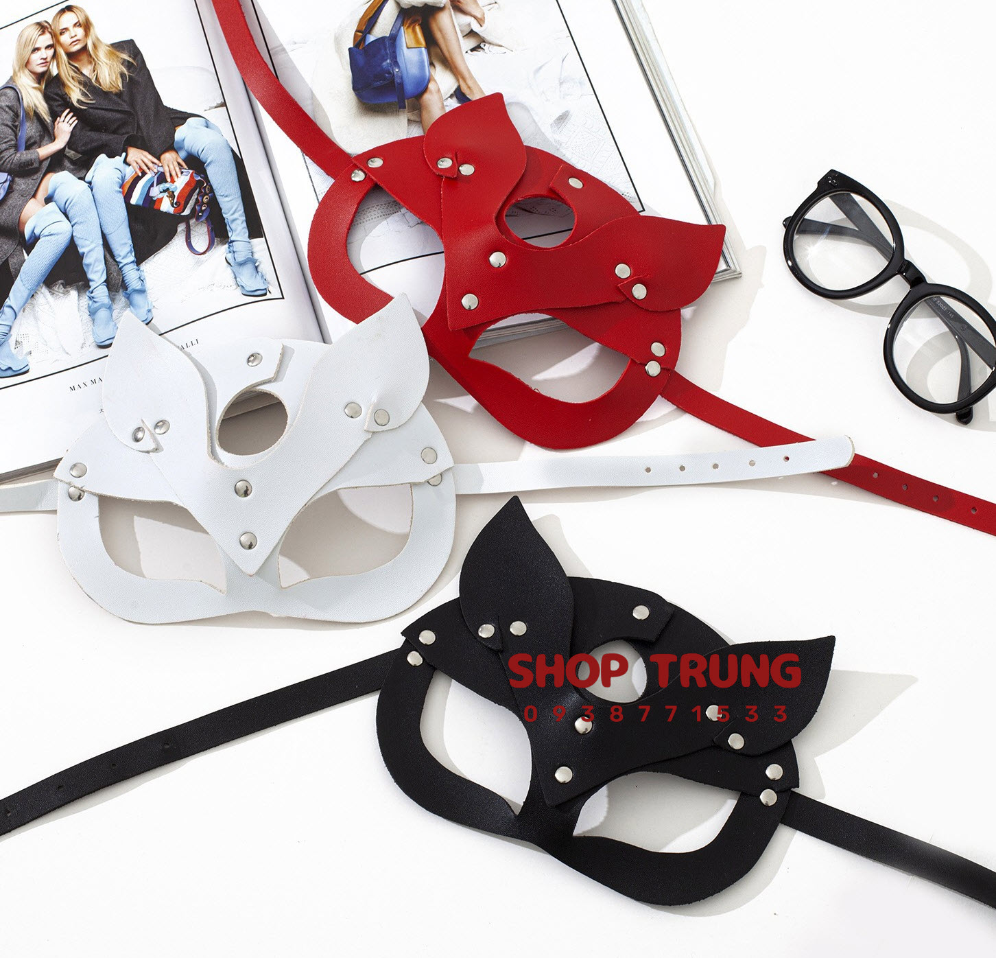 Đồ chơi BDSM mặt nạ tai mèo gợi cảm kích thích đam mê mãnh liệt