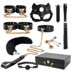Set BDSM 10 món đồ chơi bạo dâm cao cấp khởi đầu hâm nóng tình yêu 