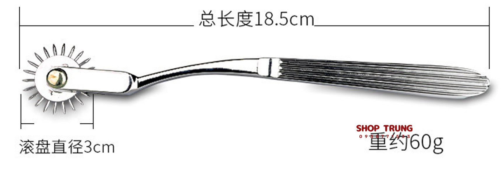 Cọ Lăn Mạ Kim Cao Cấp Kích Thích Cảm Giác BDSM Thú Vị
