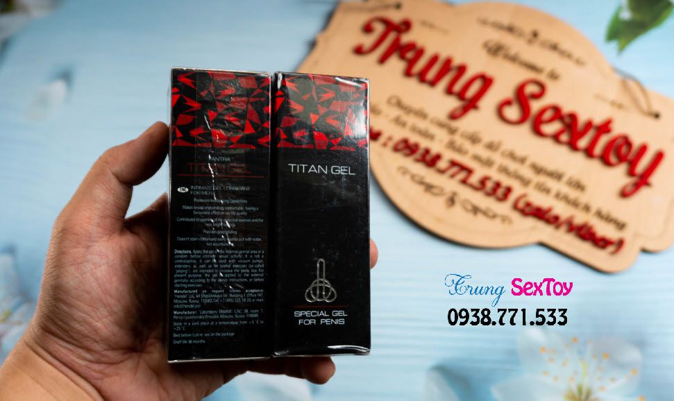 Titan gel Nga chính hãng tăng cường sinh lý nhanh hiệu quả