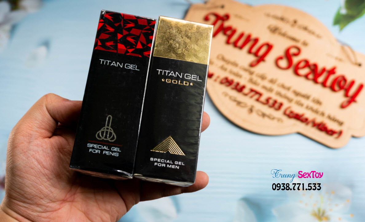 Gel Titan Gold chính hãng tăng cường sức mạnh tăng khoái cảm