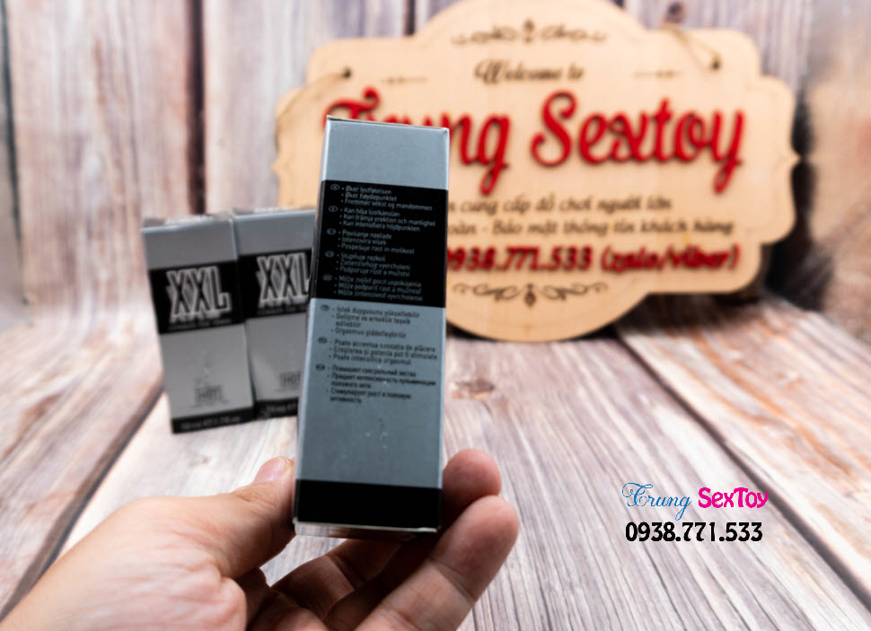 Gel tăng kích thước dương vật XXL, mạnh mẽ tự tin hơn ngay