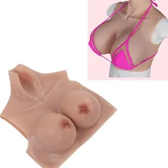 Ngực giả silicon nguyên khối mềm mại tự nhiên tạo vòng ngực đẹp quyến rũ 