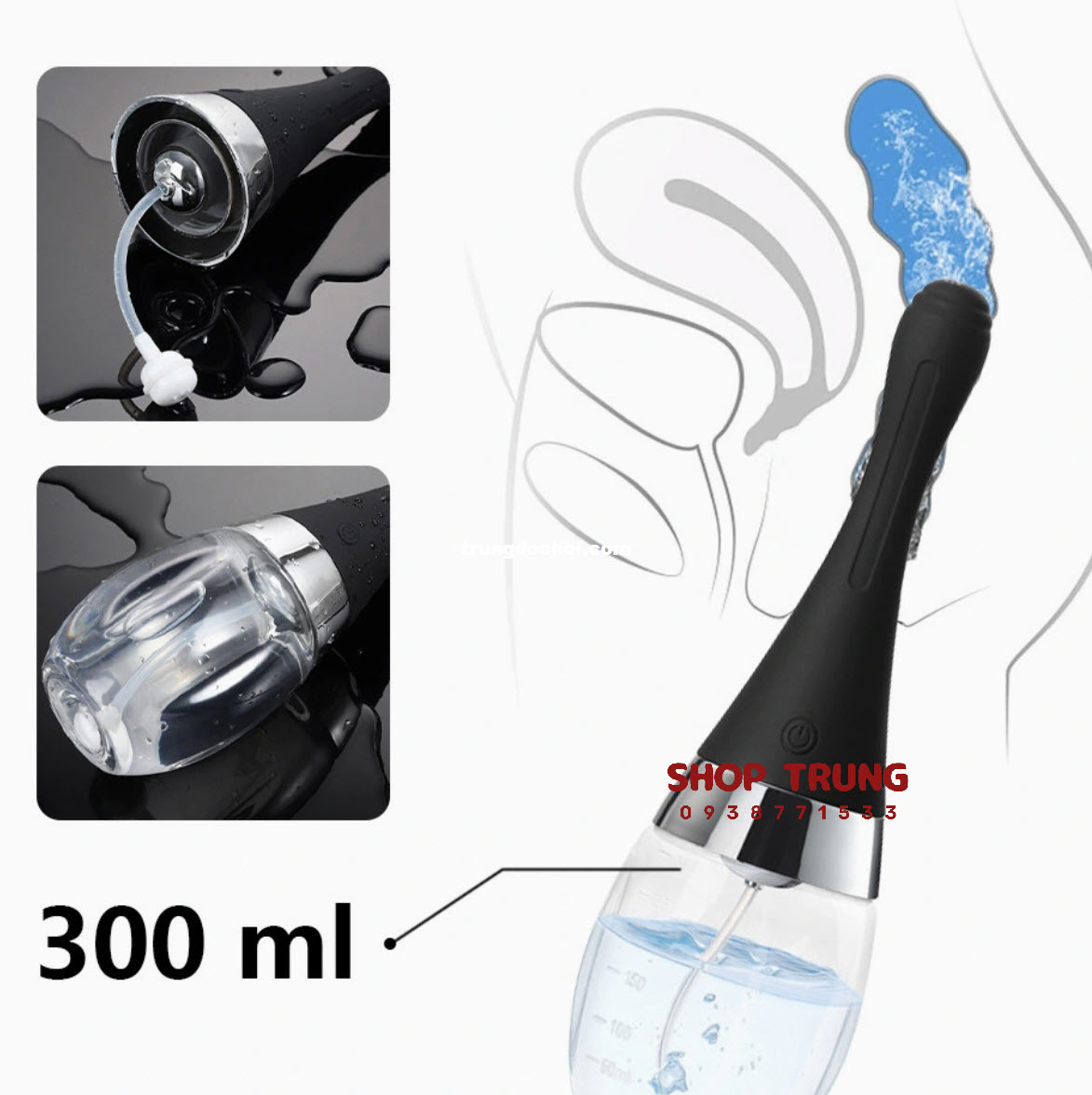 Bình Xịt Tự Động Vệ Sinh Hậu Môn Sạch Sẽ An Toàn Giá Tốt