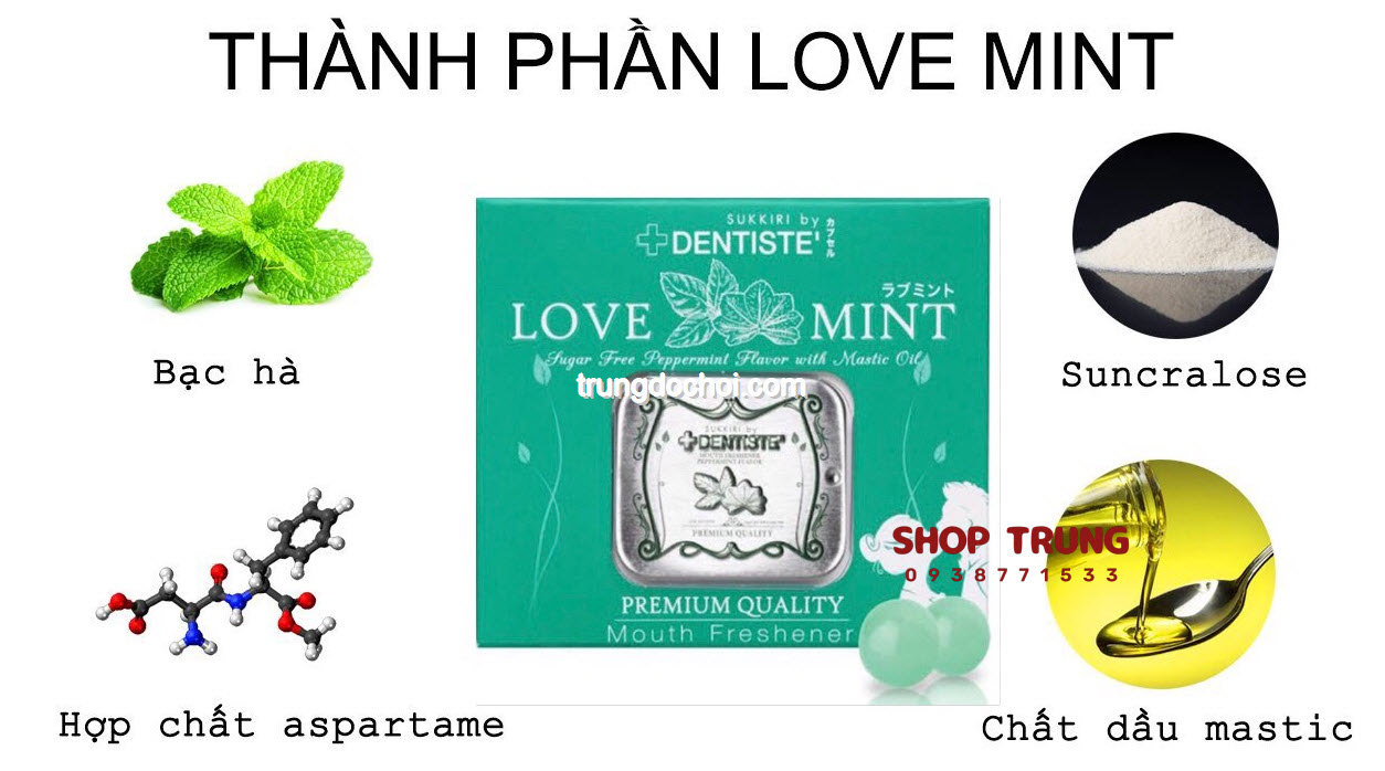 Lovemint Dentiste Kẹo Ngọt Quyến Rũ Màn Dạo Đầu Đam Mê An Toàn
