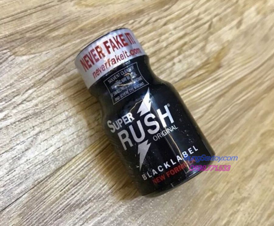  Bảng giá Popper  SUPER RUSH 10ml dành cho các bạn quan hệ qua hậu môn: cao cấp