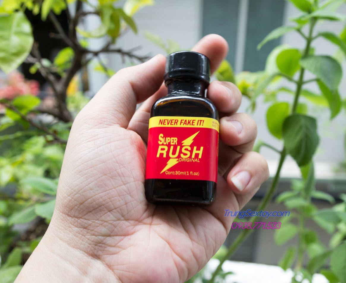Popper Super Rush Đỏ 30ml, thần dược giúp thăng hoa trong chuyện ấy