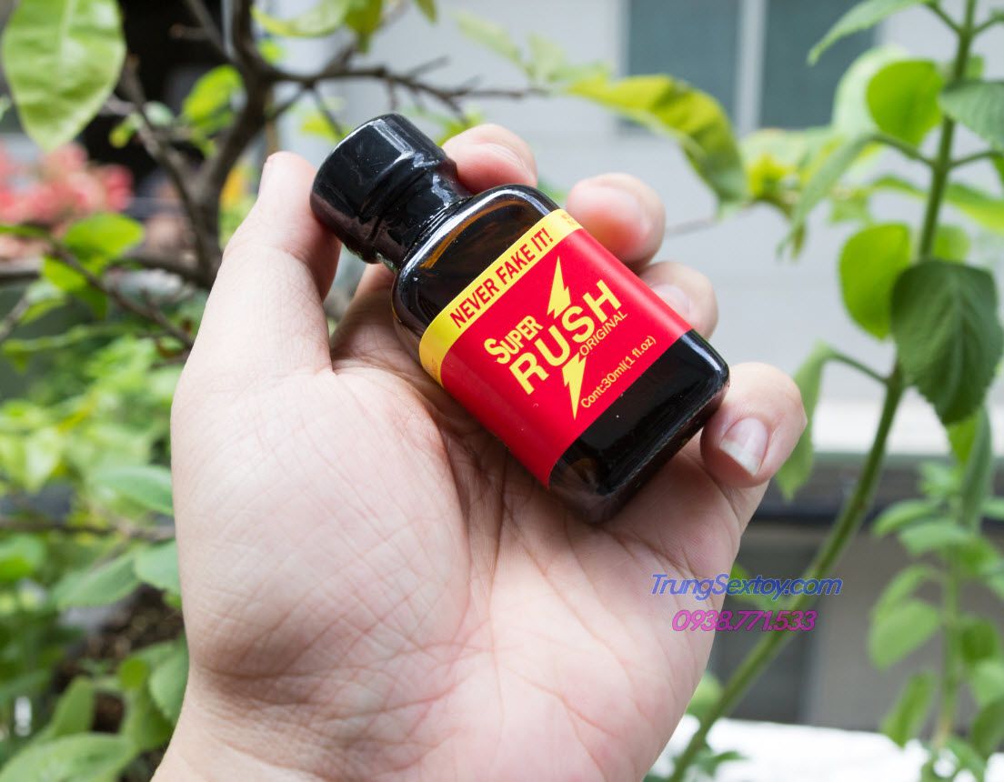 Popper Super Rush Đỏ 30ml, thần dược giúp thăng hoa trong chuyện ấy