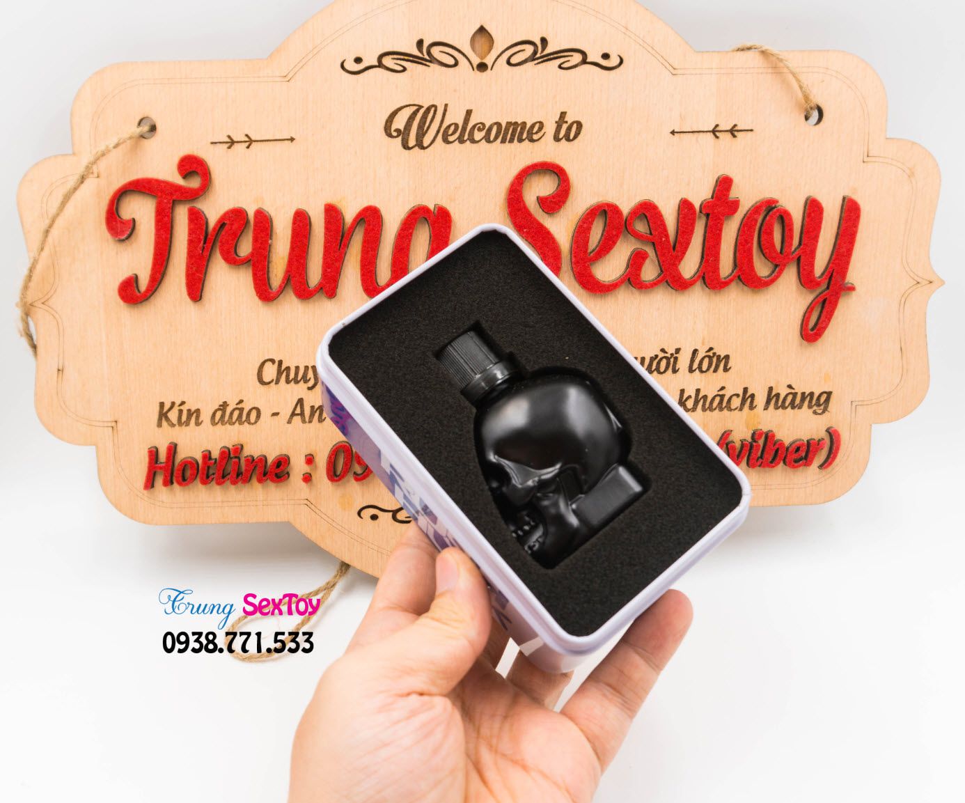 Popper đầu lâu hút cực mạnh kích thích phê đắm say