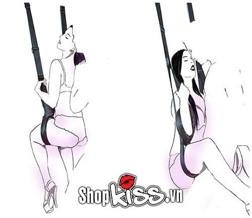 Bộ bạo dâm đu treo cửa siêu kích thích trải nghiệm yêu