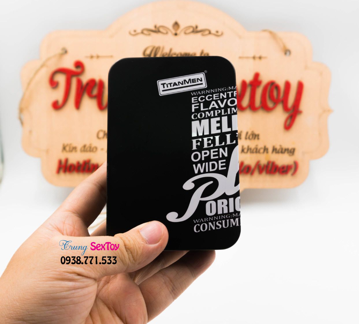 PWD Titanmen Black Popper Enhanced Sexual Stimulation