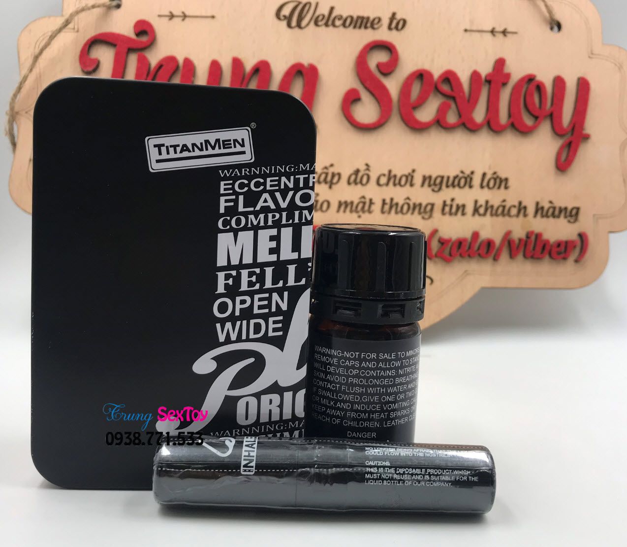 PWD Titanmen Black Popper Enhanced Sexual Stimulation