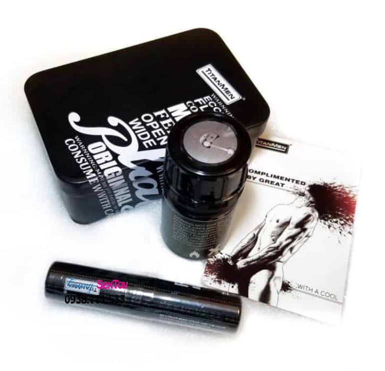 PWD Titanmen Black Popper Enhanced Sexual Stimulation