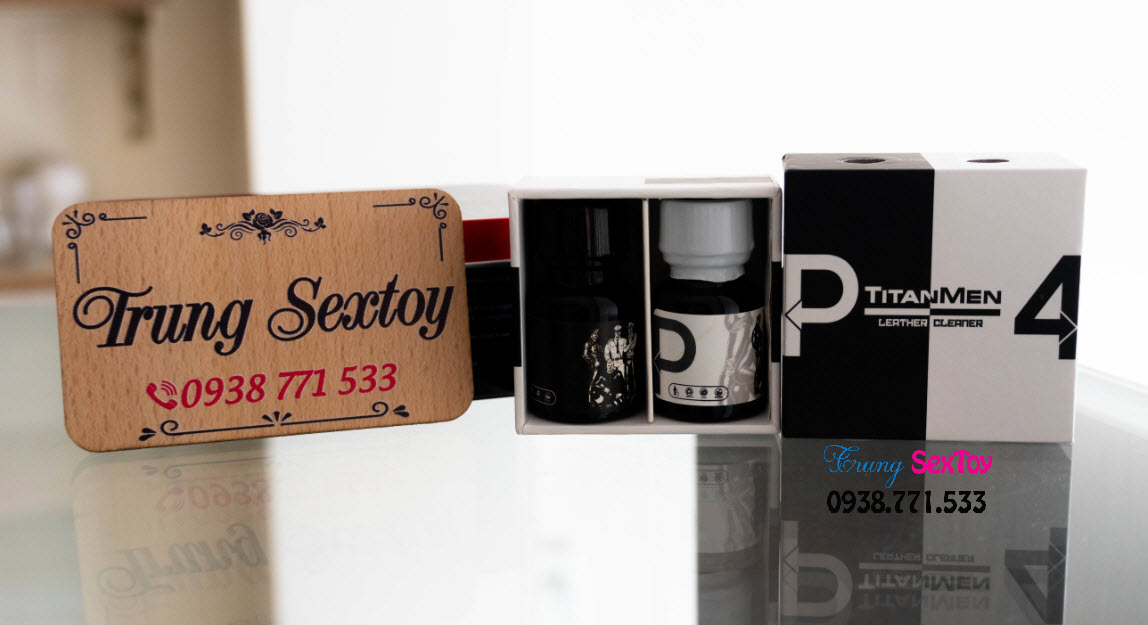 Popper TitanMen Black&White 4P Hương Mạnh Mẽ Kích Thích Tột Đỉnh