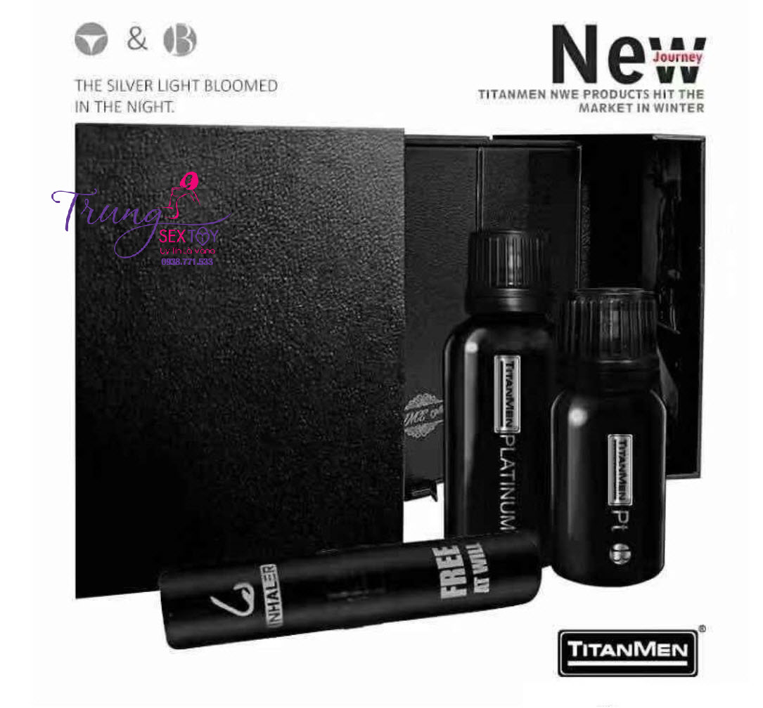 TitanMen Platinum Edition Popper Set 40ml & 15ml