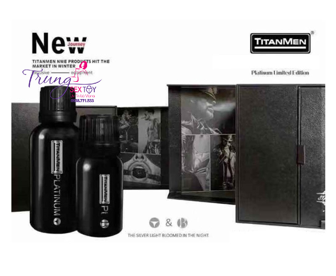 TitanMen Platinum Edition Popper Set 40ml & 15ml