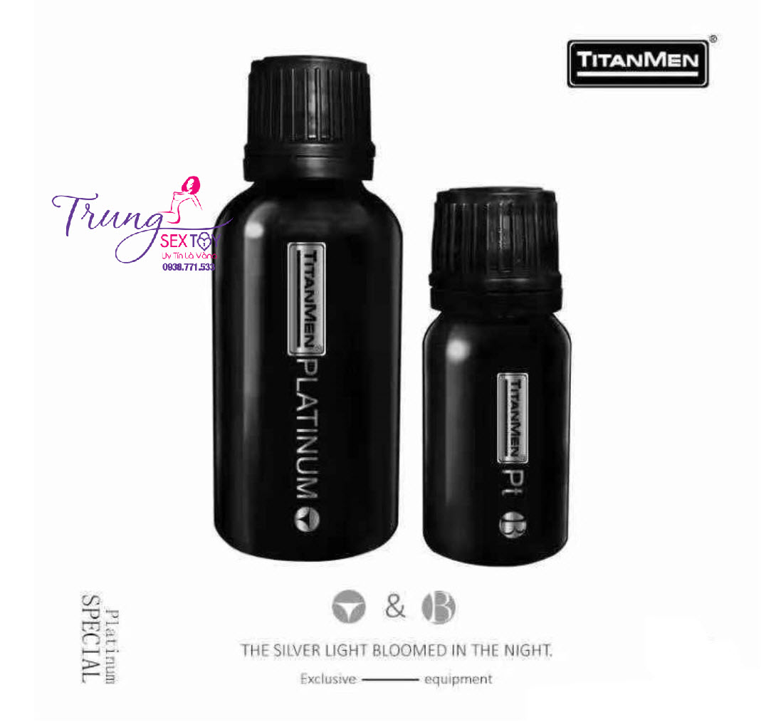 TitanMen Platinum Edition Popper Set 40ml & 15ml