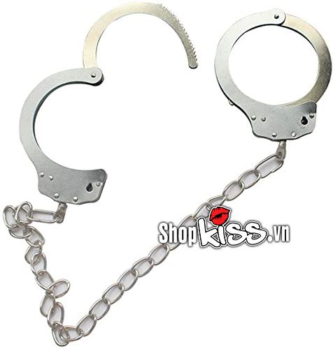 Đồ chơi bạo dâm còng số 8 thép không gỉ an toàn bền đẹp