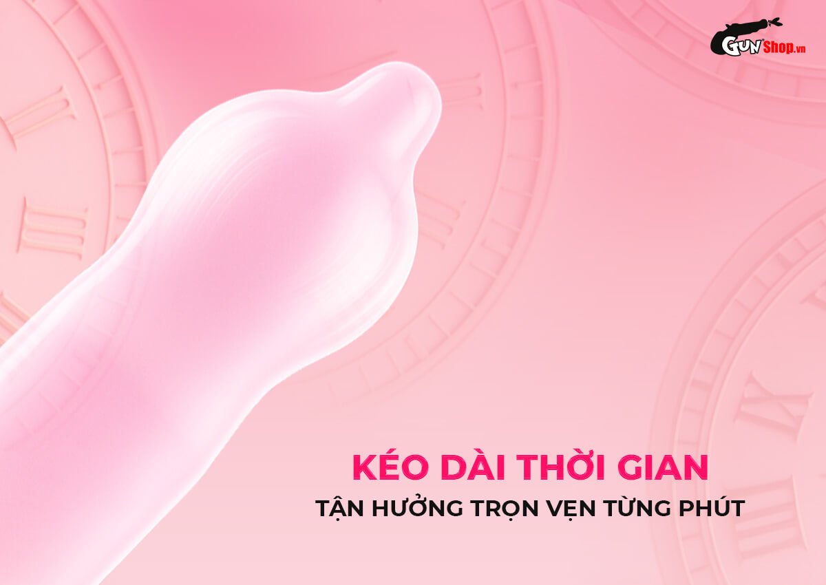Bao cao su Shell Close Fit size 49mm siêu mỏng chống tuột kéo dài thời gian