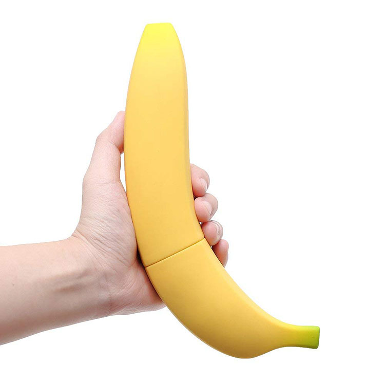 Dương Vật Giả Siêu Rung Ngụy Trang Banana Silicon Cao Cấp Pin USB