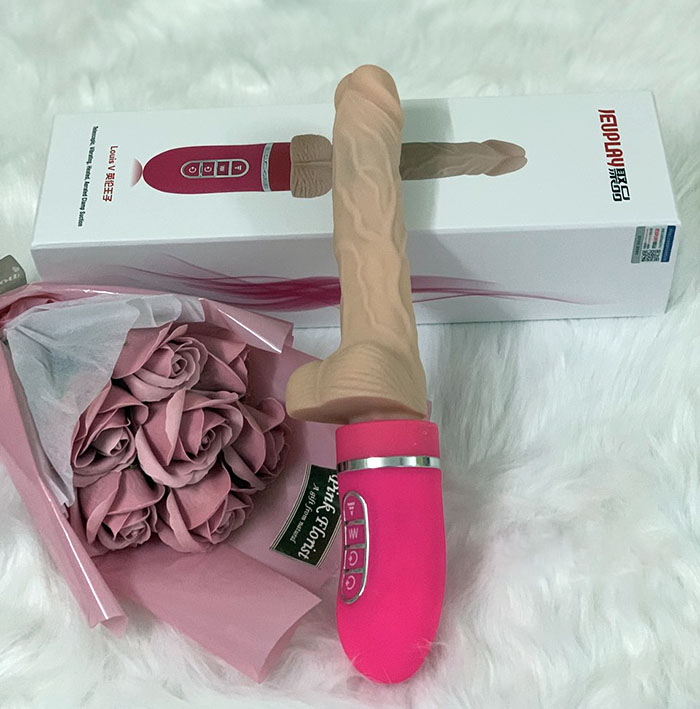 Dương vật giả Nano Louis V đa chức năng rung thụt nóng kích thích