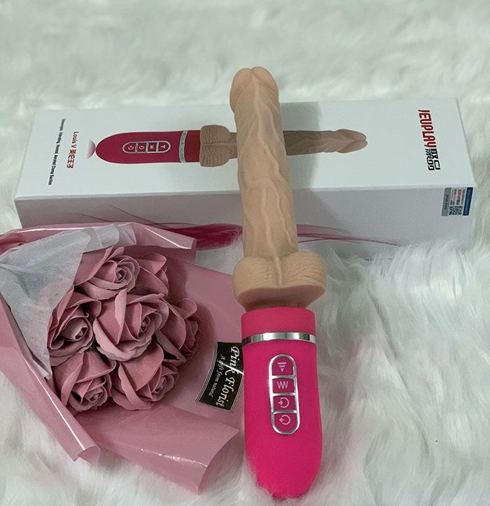 Dương vật giả Nano Louis V đa chức năng rung thụt nóng kích thích