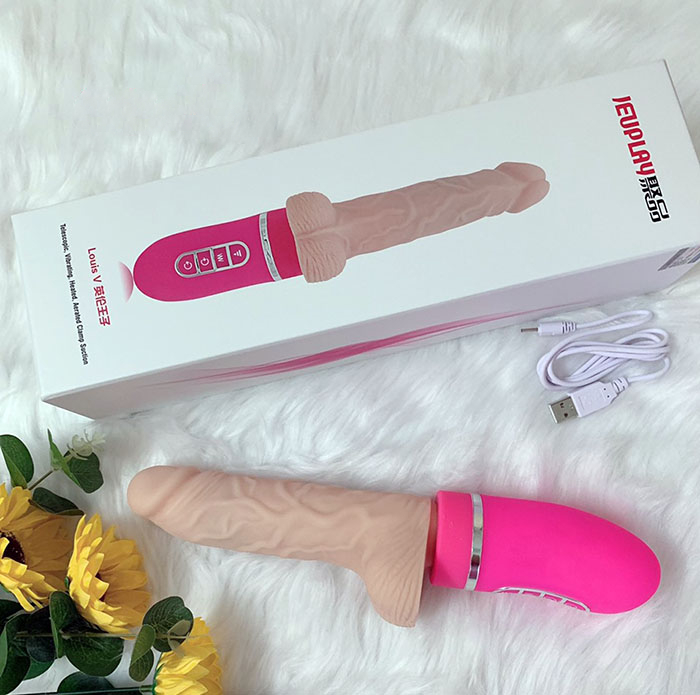 Dương vật giả Nano Louis V đa chức năng rung thụt nóng kích thích