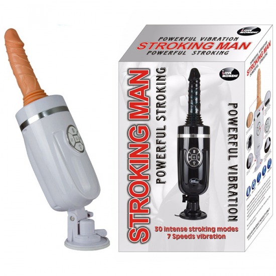 Dương Vật Giả Đế Hít Rung Stroking Men Silicone Cao Cấp
