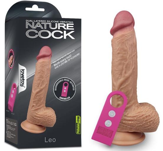Dương Vật Giả Đế Hít - Rung Cảm Biến Lovetoy LEO