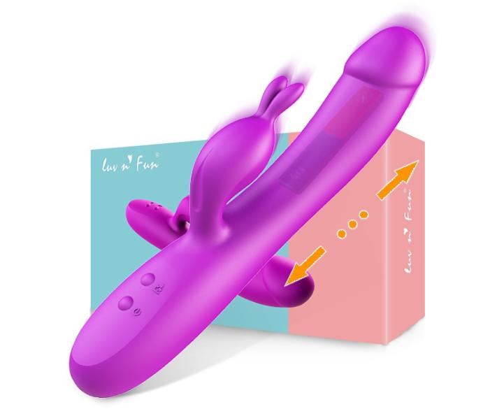 Dương vật giả rung thụt đa chức năng Luv n Fun sưởi ấm thoải mái