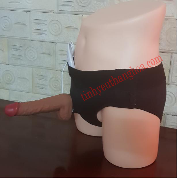 Quần Lót Dương Vật Giả Mềm Mịn Rung Thụt Ngoáy Kích Thích