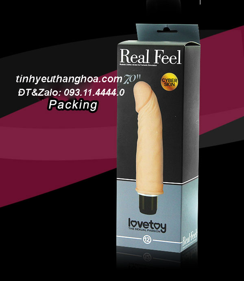 Dương Vật Giả Rung Real Feel Siêu Mềm Mại Thỏa Mãn Tối Đa