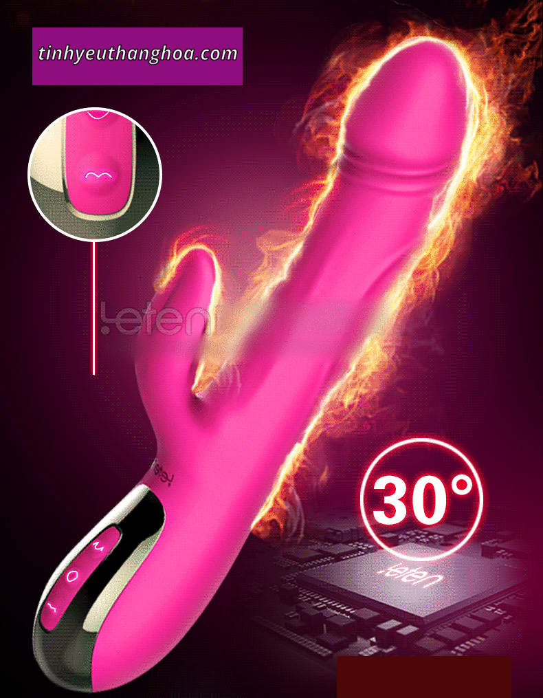 Dương Vật Giả Leten Dream Thunder Rung Thụt Phát Nhiệt Siêu Mượt