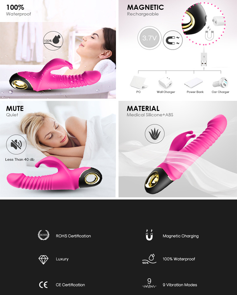 Dương Vật Đa Năng Adorime Cao Cấp - Thụt Rung Sướng Đỉnh