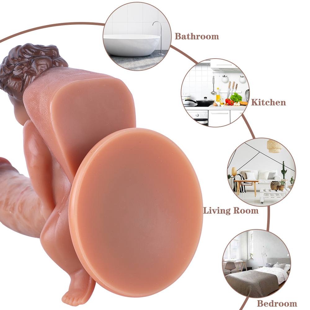 Dương Vật Giả Cao Cấp Siêu Mềm - Đế Hít Chắc Chắn Sướng