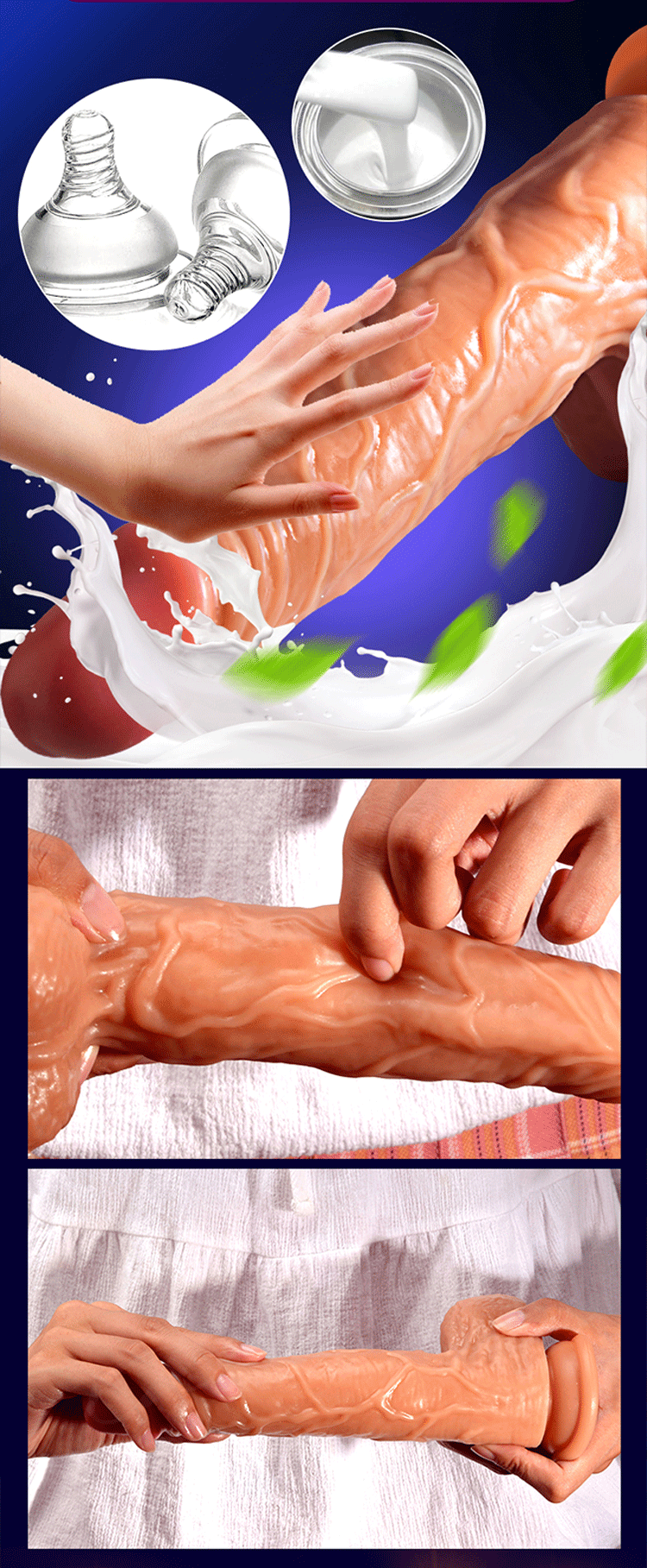 Dương Vật Giả Silicon Cao Cấp Phallus Rung Thụt Mút Phát Nhiệt Điều Khiển